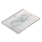 Sweet Anime Cat Girl Notitieboek (Linkerzijde)