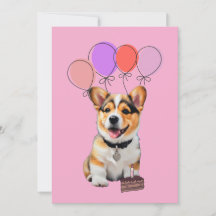Sweet Appreciation Adorable Fun Corgi Birthday 