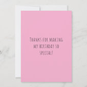 Sweet Appreciation Adorable Fun Corgi Birthday  Bedankkaart (Achterkant)