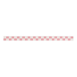 Sweet Argyle Heart Checkered Grosgrain Lint