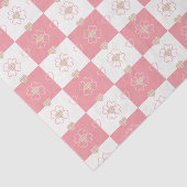 Sweet Argyle Hearts geruit weefselpapier Tissuepapier (Detail)