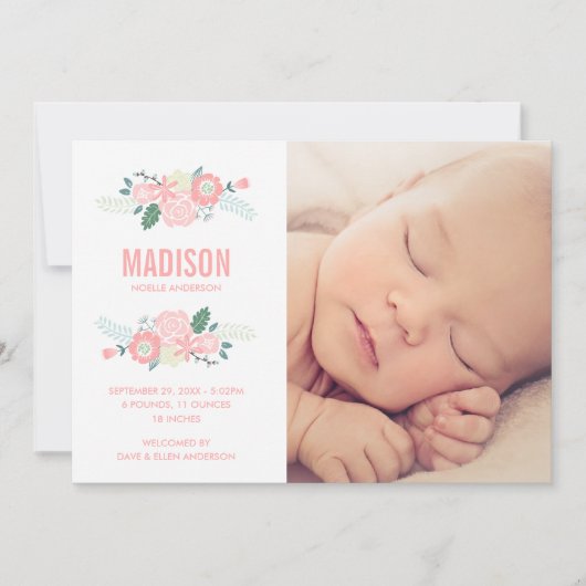 Sweet Arrival | Aankondiging van geboorte (Voorkant)