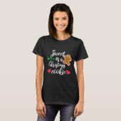 Sweet As A Christmas Cookie - Biscuit, Christmas C T-shirt (Voorkant volledig)