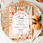 Sweet as a peach kids birthday kaart<br><div class="desc">Sweet as a peach kids verjaardagsuitnodiging Overeenkomende items beschikbaar.</div>