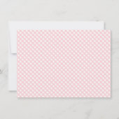 Sweet as a Peach Little Girl Birthday Party Photo Bedankkaart (Achterkant)