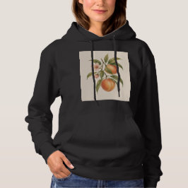 Sweet as a Peach | Vintage Peach Botanical Design Hoodie