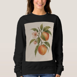 Sweet as a Peach | Vintage Peach Botanical Design Trui