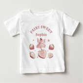 Sweet as a Strawberry Fairy Girl Verjaardag Welkom (Voorkant)