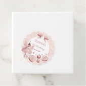 Sweet as a Strawberry Fairy Girl Verjaardag Welkom Bedankjes Labels (In situ)