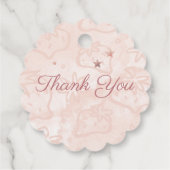 Sweet as a Strawberry Fairy Girl Verjaardag Welkom Bedankjes Labels (Achterkant)