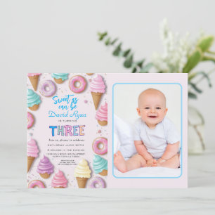 Sweet As Can Be Boy krijgt derde verjaardag Kaart