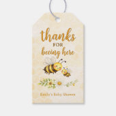 Sweet as can Bee Baby Shower Cadeaulabel (Voorkant)