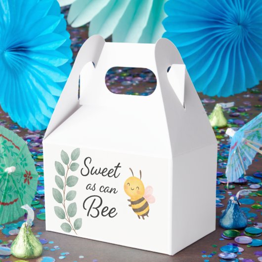 Sweet as Can Bee Baby Shower Favor Box Bedankdoosjes (Feest)