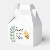 Sweet as Can Bee Baby Shower Favor Box Bedankdoosjes (Achterkant)
