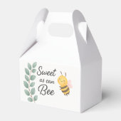Sweet as Can Bee Baby Shower Favor Box Bedankdoosjes (Voorkant Zijde)