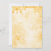 Sweet as can Bee Baby Shower Kaart (Achterkant)