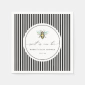 Sweet As Can Bee Baby shower Napkins Servet (Voorkant)