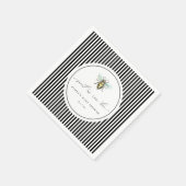 Sweet As Can Bee Baby shower Napkins Servet (Hoek)