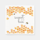 Sweet As Can Bee Bumblebee Napkins Servet (Voorkant)