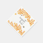Sweet As Can Bee Bumblebee Napkins Servet (Hoek)