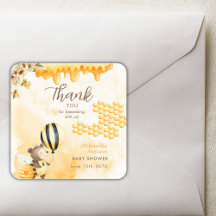 Sweet As Can Bee Honey Bear Baby Shower Yellow