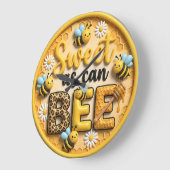 Sweet As Can Bee Honeycomb Grote Klok (Hoek)