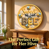 Sweet As Can Bee Honeycomb Grote Klok