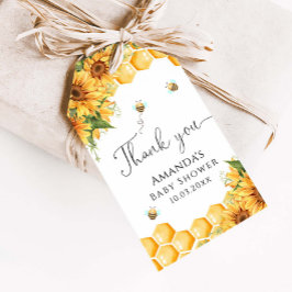 Sweet As Can Bee Sunflower Baby shower Cadeaulabel