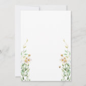 Sweet as Can Bee Waterverf Floral Baby shower Kaart (Achterkant)