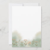 Sweet as Honey Bee Baby shower Invitation Kaart (Achterkant)