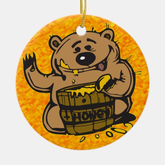 Sweet As Honey Keramisch Ornament (Voorkant)