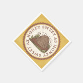 Sweet As Honey Napkins Servet (Hoek)