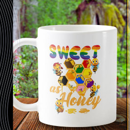 Sweet as Honey Pride T-shirt - LGBTQ+ Pride Maand Koffiemok