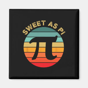 Sweet As Pi Day 2025 Grappige Wiskunde Leraar Joke Magneet