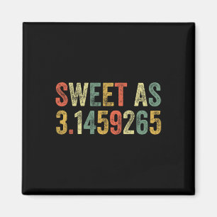 Sweet As Pi Day Funny 3.14 Getal Liefhebber Funny  Magneet