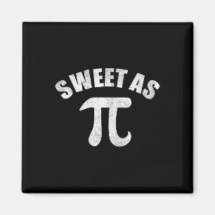 Sweet As Pi Wiskunde Geek Teacher 3.14 Pi Dag Magneet