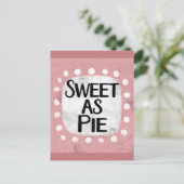 Sweet as pie Briefkaart (Staand voorkant)