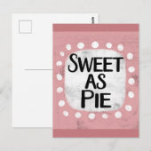 Sweet as pie Briefkaart (Voorkant / Achterkant)