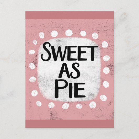 Sweet as pie Briefkaart (Voorkant)