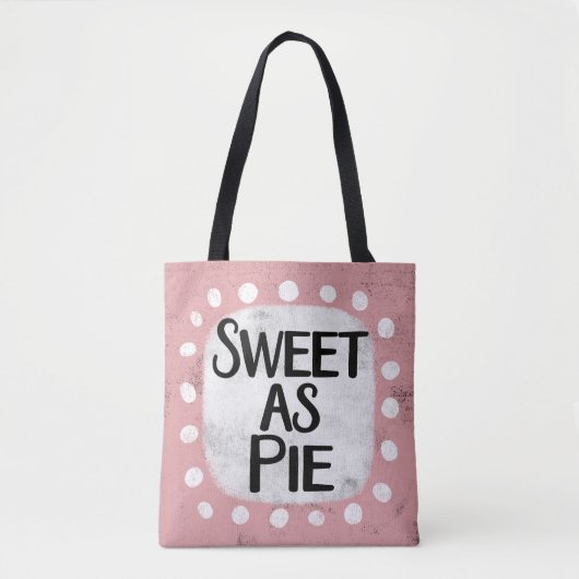 Sweet as pie Canvas tas (Voorkant)