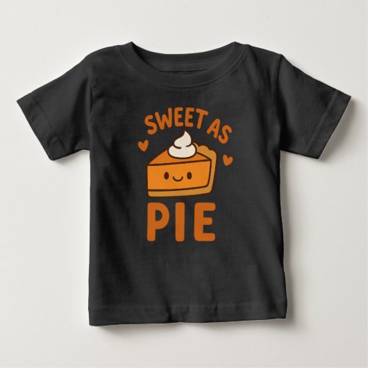 Sweet as Pie – Cozy Fall Kids T-Shirt (Voorkant)
