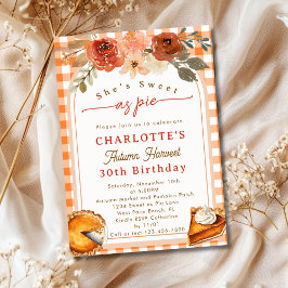 Sweet As Pie Harvest Herfst Thema Verjaardagsfeest Kaart