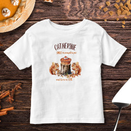 Sweet as Pumpkin Pie Autumn Woodland Thanksgiving Kinder Shirts