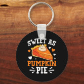 Sweet As Pumpkin Pie Sleutelhanger (Voorkant)