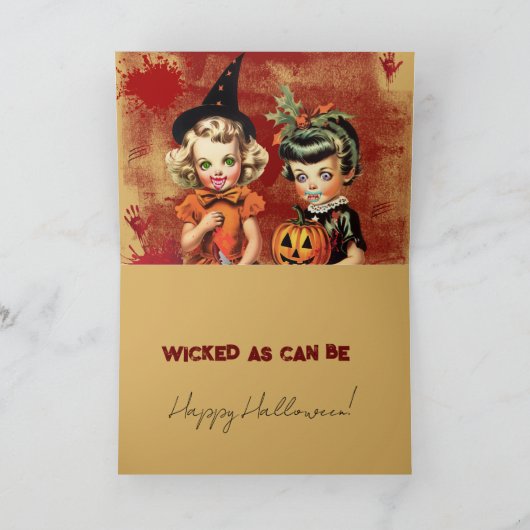 Sweet as Snoep Wicked beroemd gemaakt door Sin Hal Kaart (Binnen)