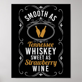 Sweet As Strawberry Wine Tennessee Pride Drink Poster