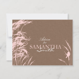 Sweet Autumn Bride Advice Briefkaart