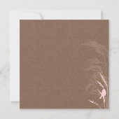 Sweet Autumn Bride Square Bedankkaart (Achterkant)