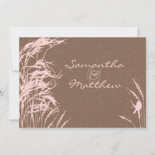 Sweet Autumn Bride Wedding Invitation Card Kaart