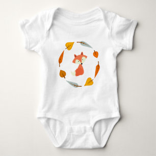 Sweet Autumn Leaves Fox Romper